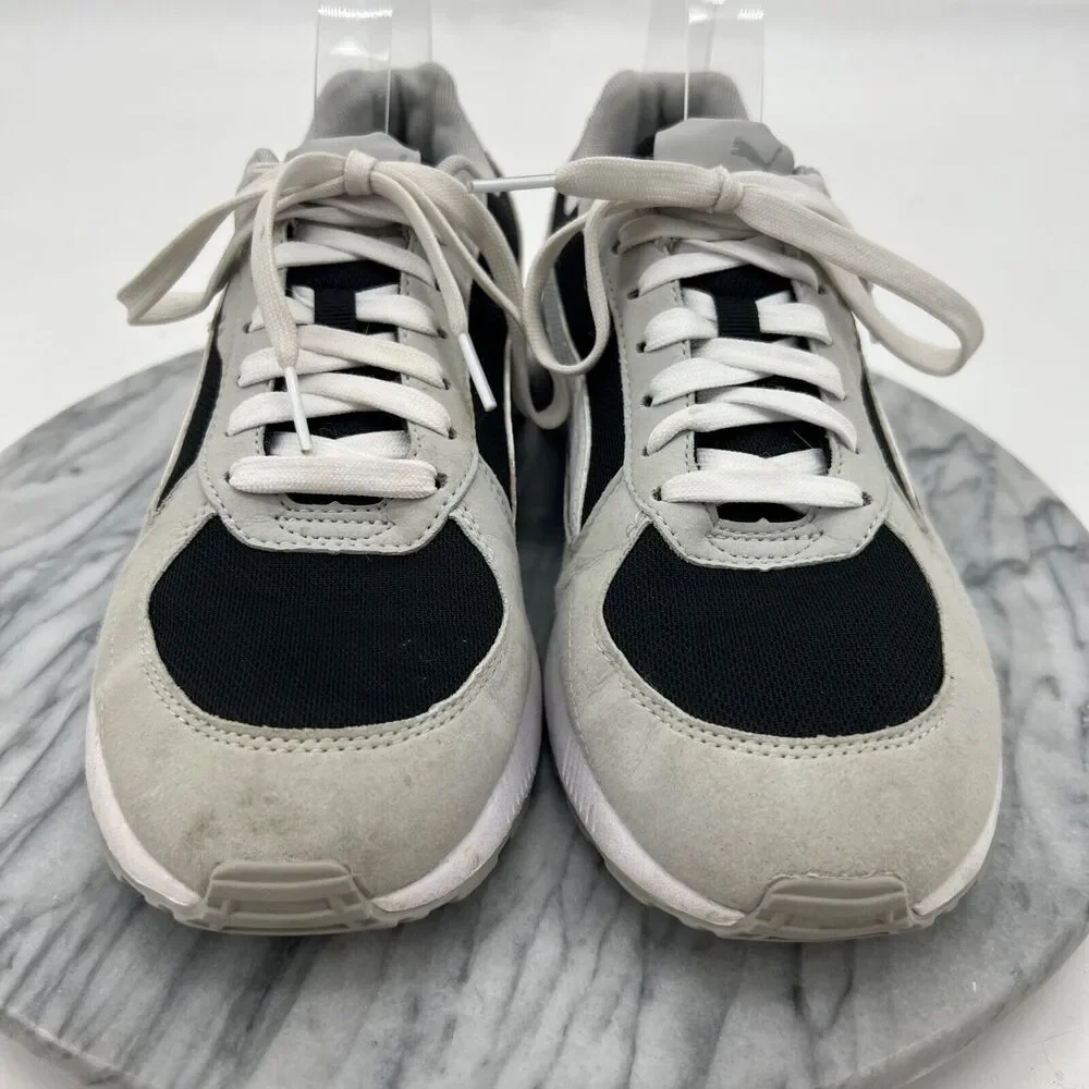 Puma Mens 9 Sneakers Grey Graviton Low Top Athletic Retro Trainer Shoe 380738-14
